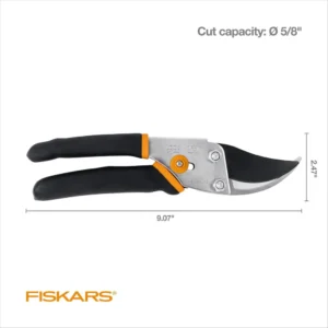 Inch Cut Capacity Garden Clippers, Gardening Scissors with Sharp