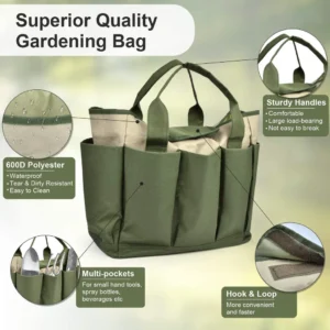 Multi-Function Waterproof Outdoor Garden Tool Storage Bag